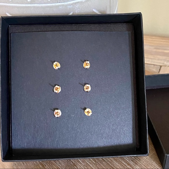 Alex & Ani Swaroski Crystal Stud Earring Set - Picture 3 of 9